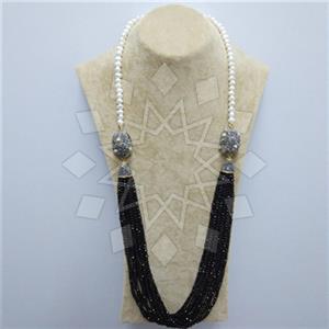 Fashion Gem and Crystals Beaded Necklace