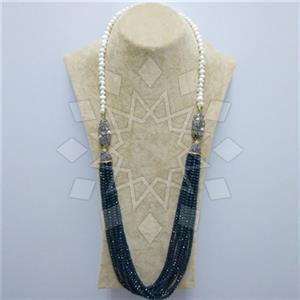 Fashion Gem and Crystals Beaded Necklace