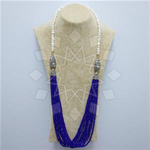 Fashion Gem and Crystals Beaded Necklace