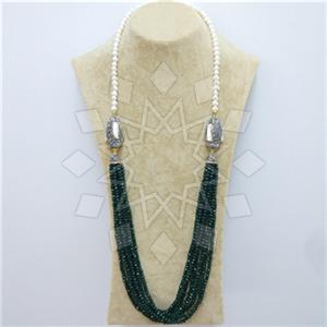 Fashion Gem and Crystals Beaded Necklace