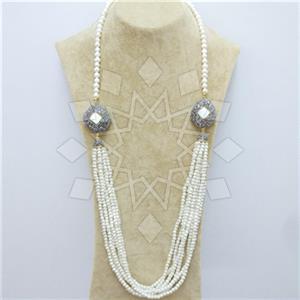 Fashion Gem and Crystals Beaded Necklace
