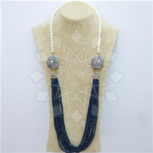 Fashion Gem and Crystals Beaded Necklace
