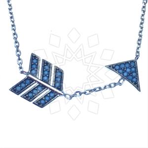 925 Sterling Silver Arrow Pendant Necklace