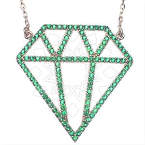 925 Sterling Silver Modern  Pendant Necklace