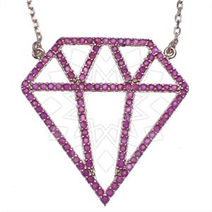 925 Sterling Silver Modern  Pendant Necklace