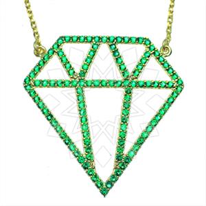 925 Sterling Silver Modern  Pendant Necklace