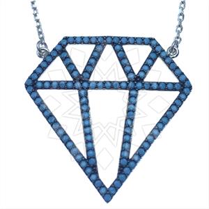 925 Sterling Silver Modern  Pendant Necklace