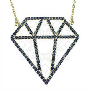 925 Sterling Silver Modern  Pendant Necklace