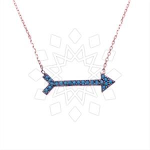 925 Sterling Silver Arrow Pendant Necklace