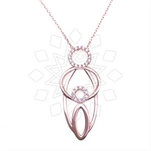 925 Sterling Silver Modern  Pendant Necklace