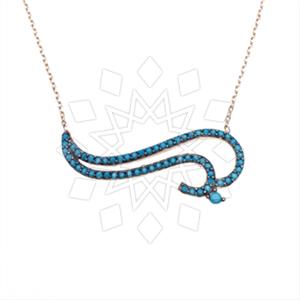 925 Sterling Silver Modern  Pendant Necklace