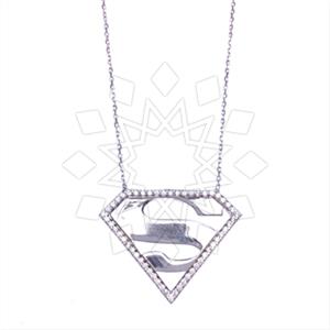 925 Sterling Silver Modern  Pendant Necklace