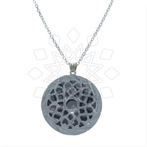 925 Sterling Silver Flower Pendant Necklace