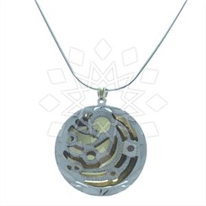 925 Sterling Silver Modern  Pendant Necklace