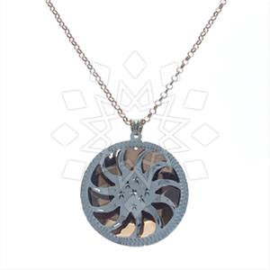 925 Sterling Silver Modern  Pendant Necklace