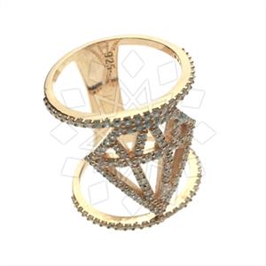 925 Sterling Silver Modern  Cocktail Rings