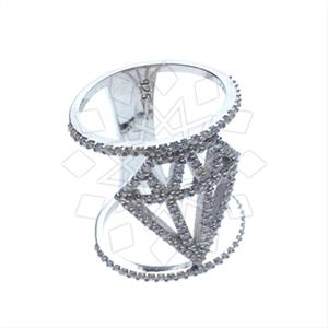 925 Sterling Silver Modern  Cocktail Rings