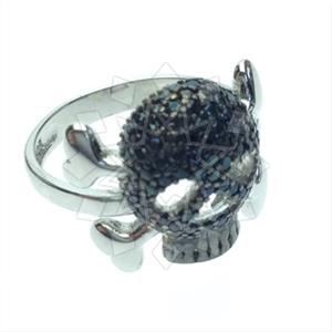 925 Sterling Silver Skull Cocktail Rings