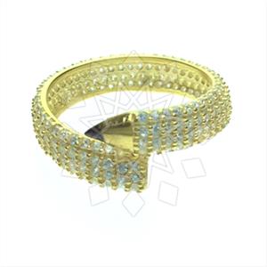 925 Sterling Silver Modern  Cocktail Rings