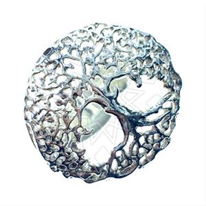 925 Sterling Silver Tree and Leaf Cocktail Rings