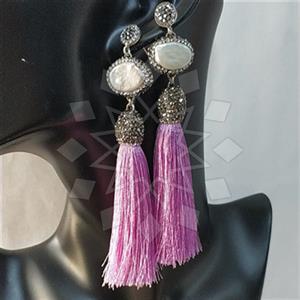 925 Sterling Silver Tassel  Tassel Earring