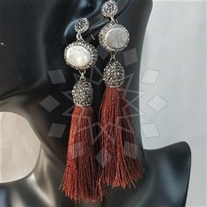 925 Sterling Silver Tassel  Tassel Earring