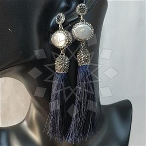 925 Sterling Silver Tassel  Tassel Earring