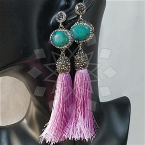 925 Sterling Silver Tassel  Tassel Earring