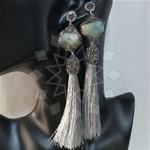 925 Sterling Silver Tassel  Tassel Earring