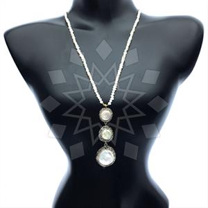 Fashion Gem and Crystals Beaded Necklace
