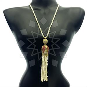 Fashion Beaded  Tassel Necklace