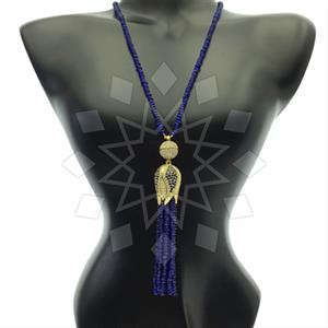 Fashion Beaded  Tassel Necklace
