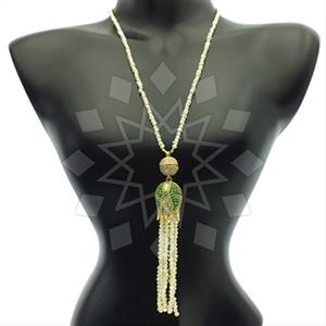 Fashion Beaded  Tassel Necklace