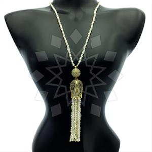 Fashion Beaded  Tassel Necklace