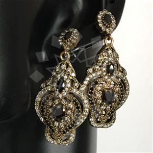 Turkish Silver Antique Ottoman  Dangle Earrings
