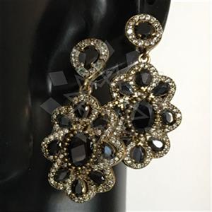 Turkish Silver Antique Ottoman  Dangle Earrings