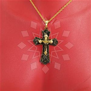 Turkish Silver Christian Pendant Necklace
