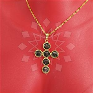 Turkish Silver Christian Pendant Necklace