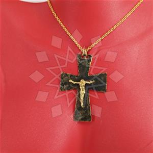 Turkish Silver Christian Pendant Necklace