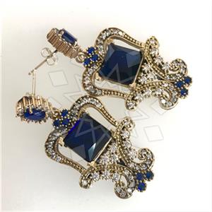 Turkish Silver Ethnic Design  Dangle Earrings