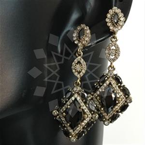 Turkish Silver Ethnic Design  Dangle Earrings