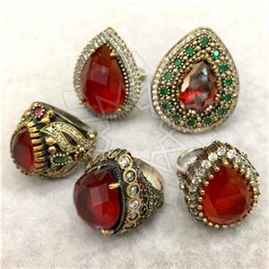 Turkish Silver Hurrem Sultan  Cocktail Rings Package