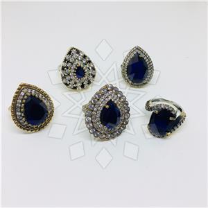 Turkish Silver Hurrem Sultan  Cocktail Rings Package