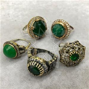 Turkish Silver Vintage Design  Cocktail Rings Package