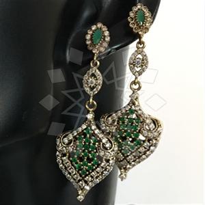 Turkish Silver Vintage Design  Dangle Earrings