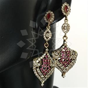 Turkish Silver Vintage Design  Dangle Earrings