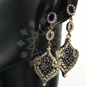 Turkish Silver Vintage Design  Dangle Earrings