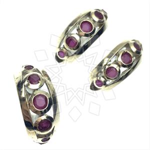 Turkish Silver Vintage Design  Ring Earring Pendant Sets