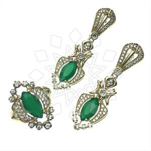 Turkish Silver Ethnic Design  Ring Earrings Sets