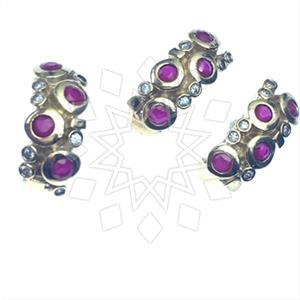 Turkish Silver Vintage Design  Ring Earrings Sets